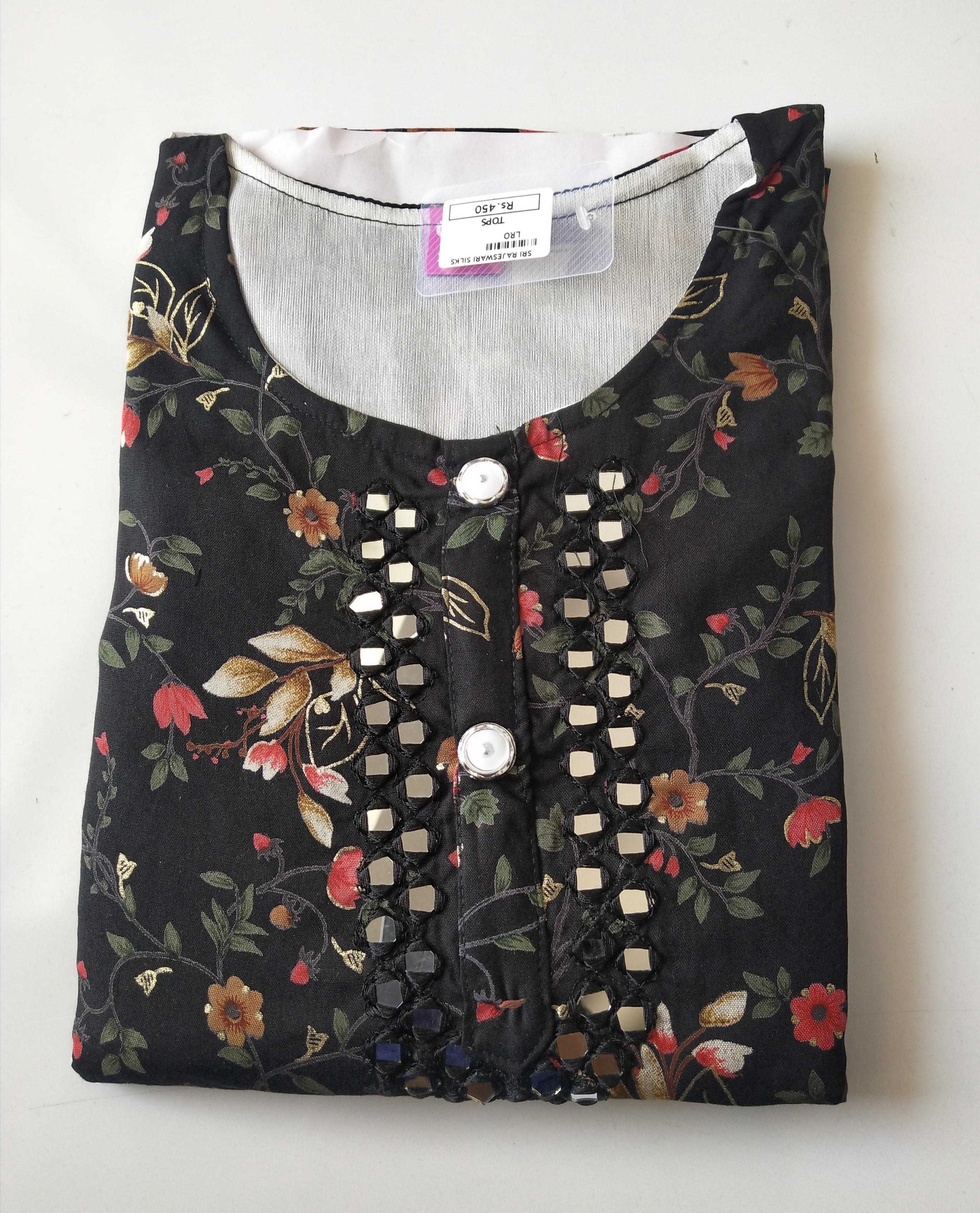 Trendy Printed Kurthi Top -TKSM013