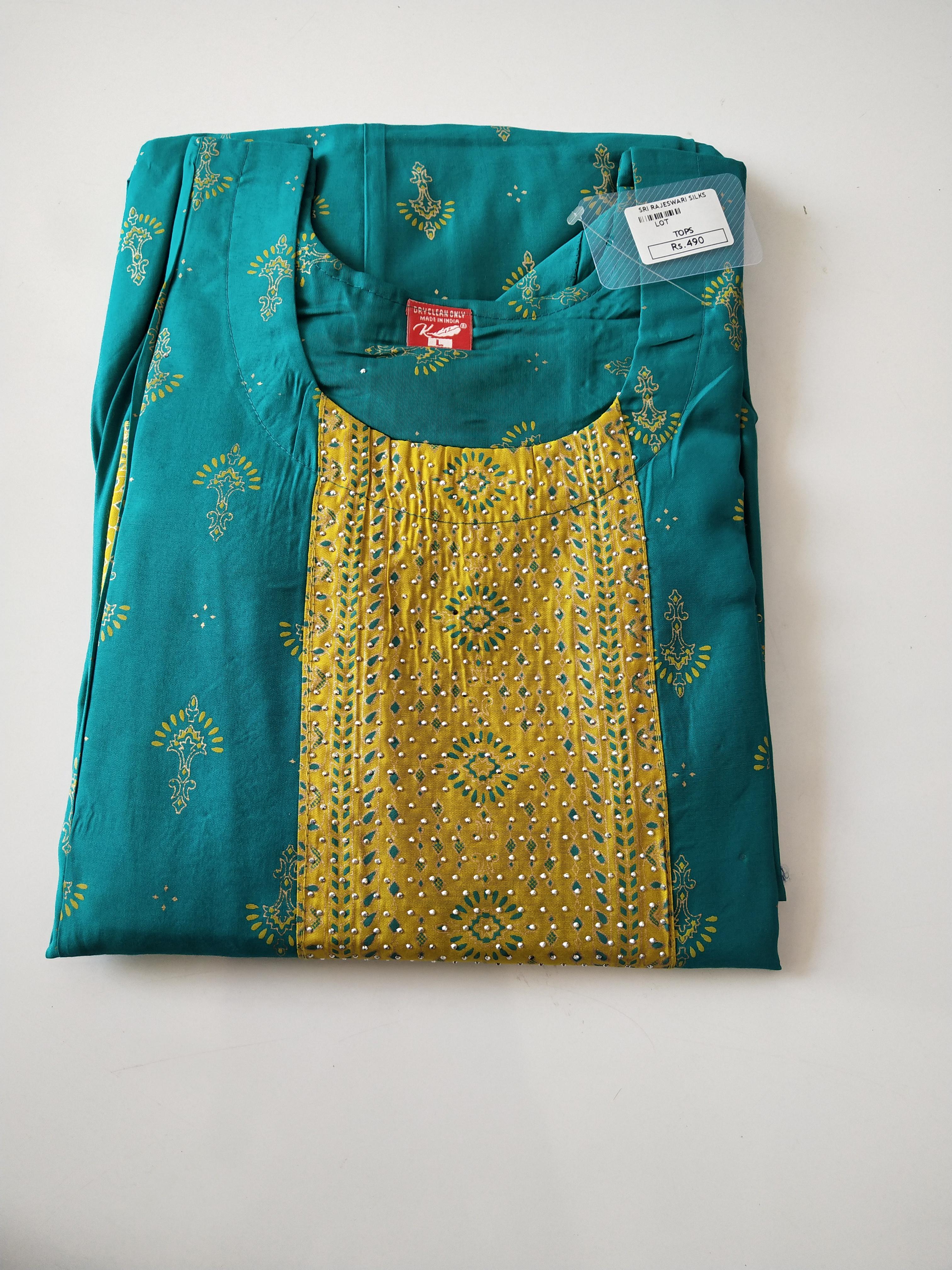 Trendy Printed Kurthi Top -TKSM017