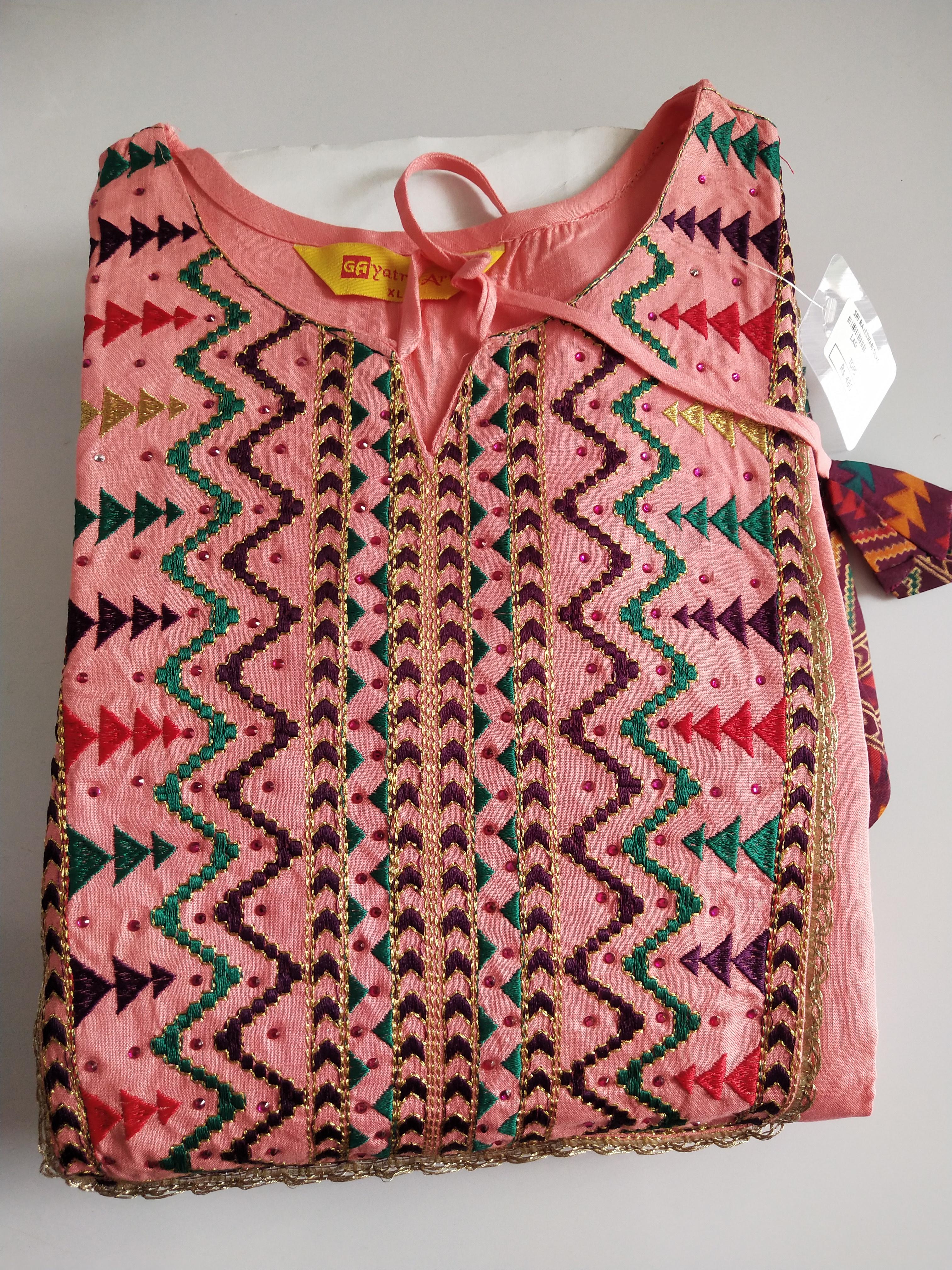 Trendy Printed Kurthi Top -TKSM006