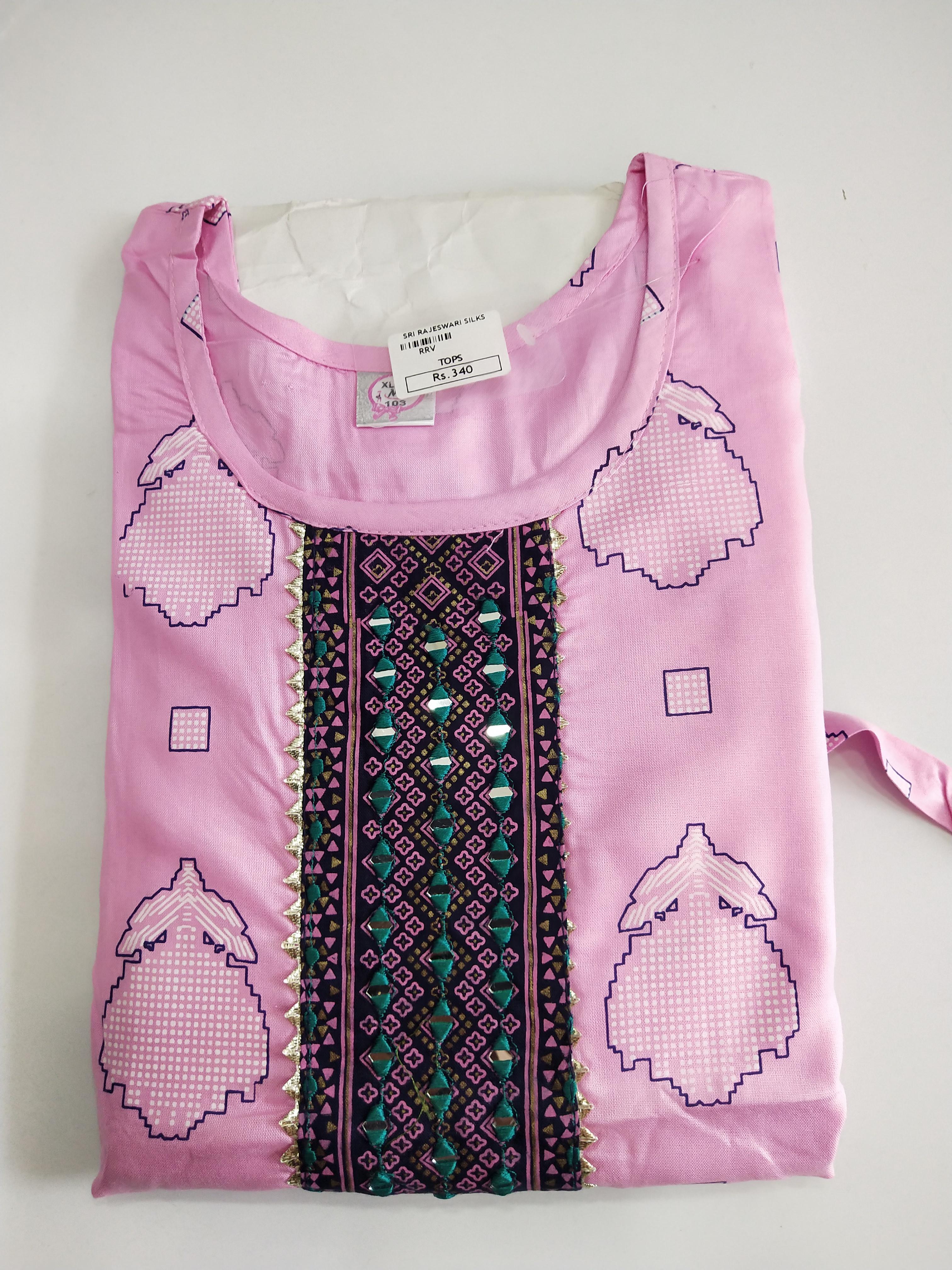 Trendy Printed Kurthi Top -TKSM104