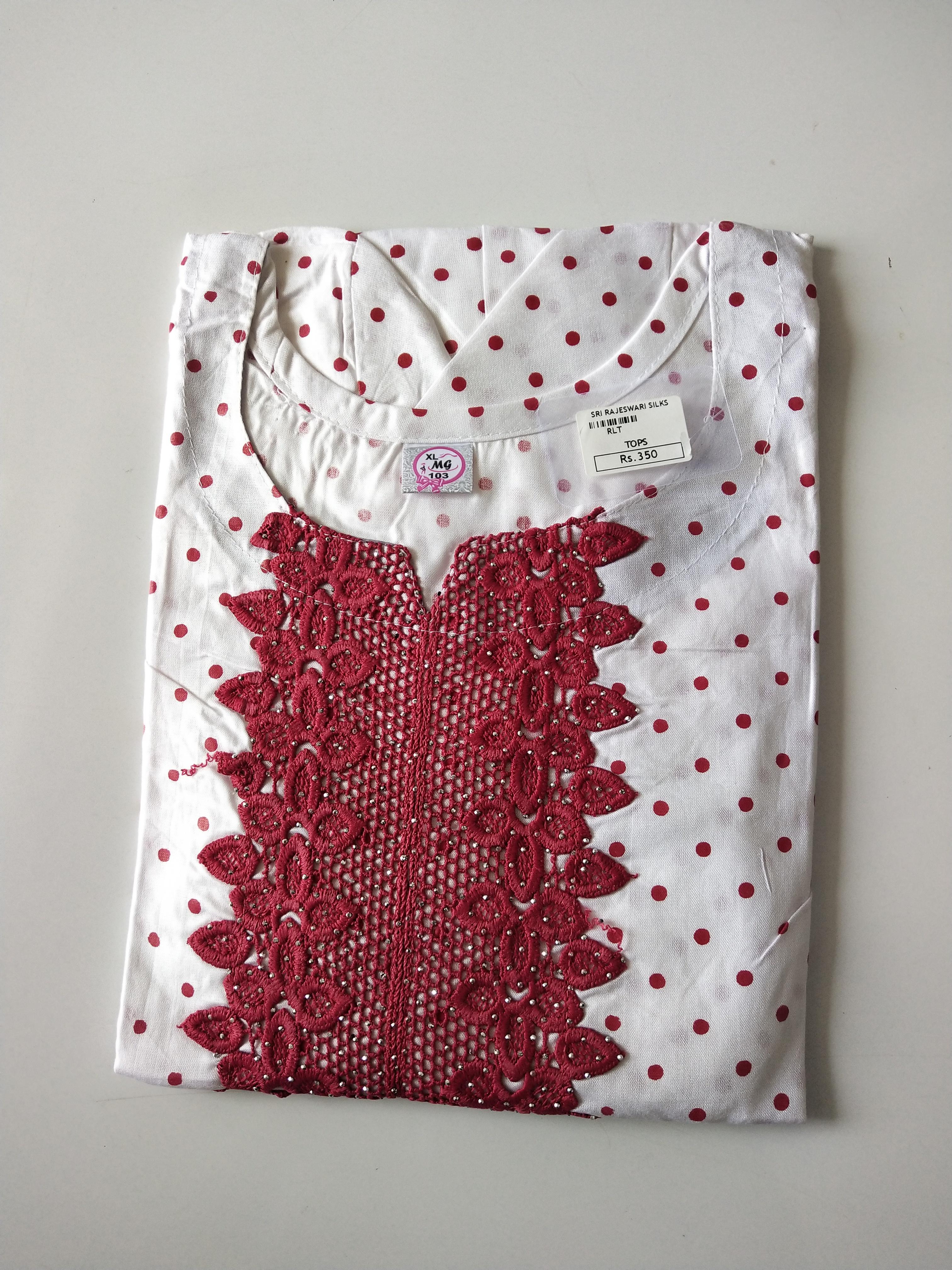 Trendy Printed Kurthi Top -TKSM109