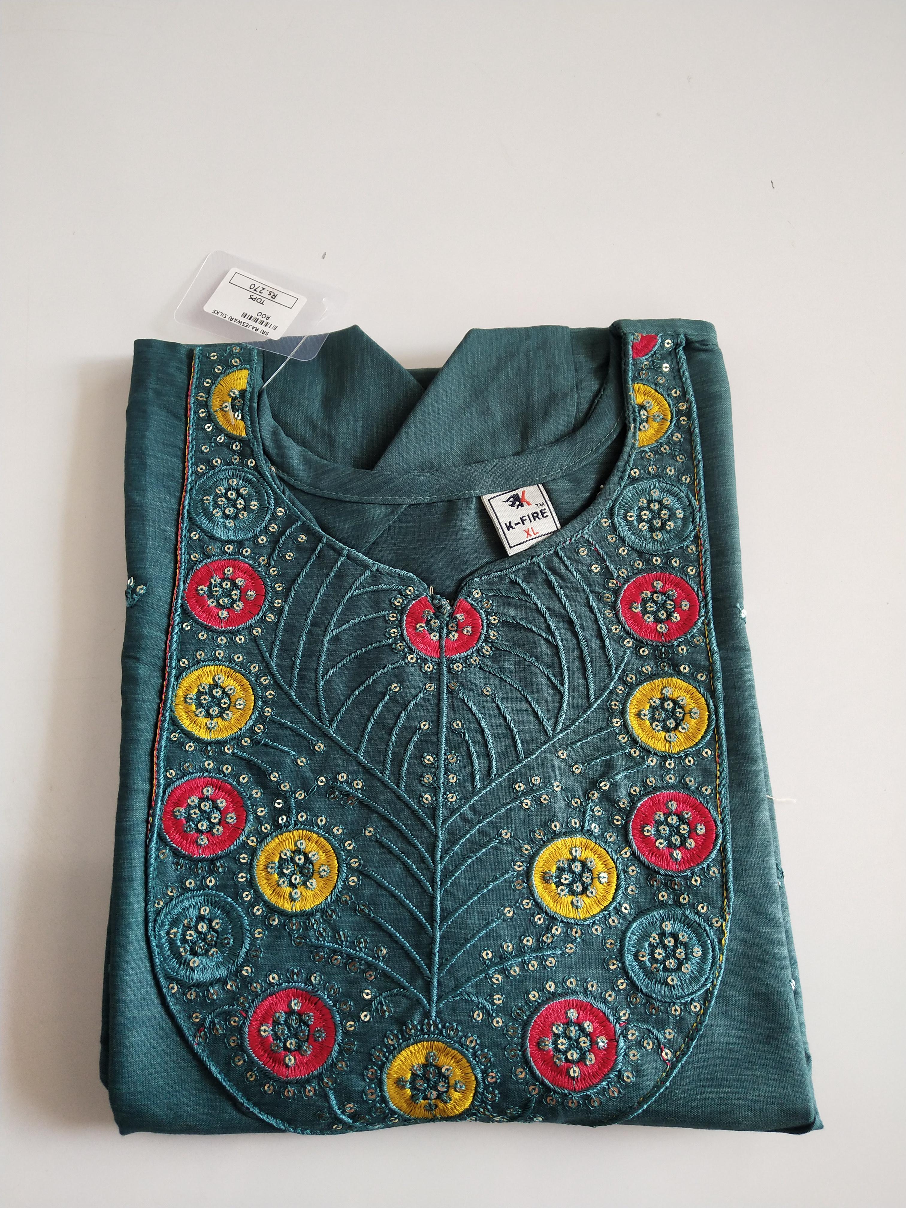 Trendy Printed Kurthi Top -TKSM091
