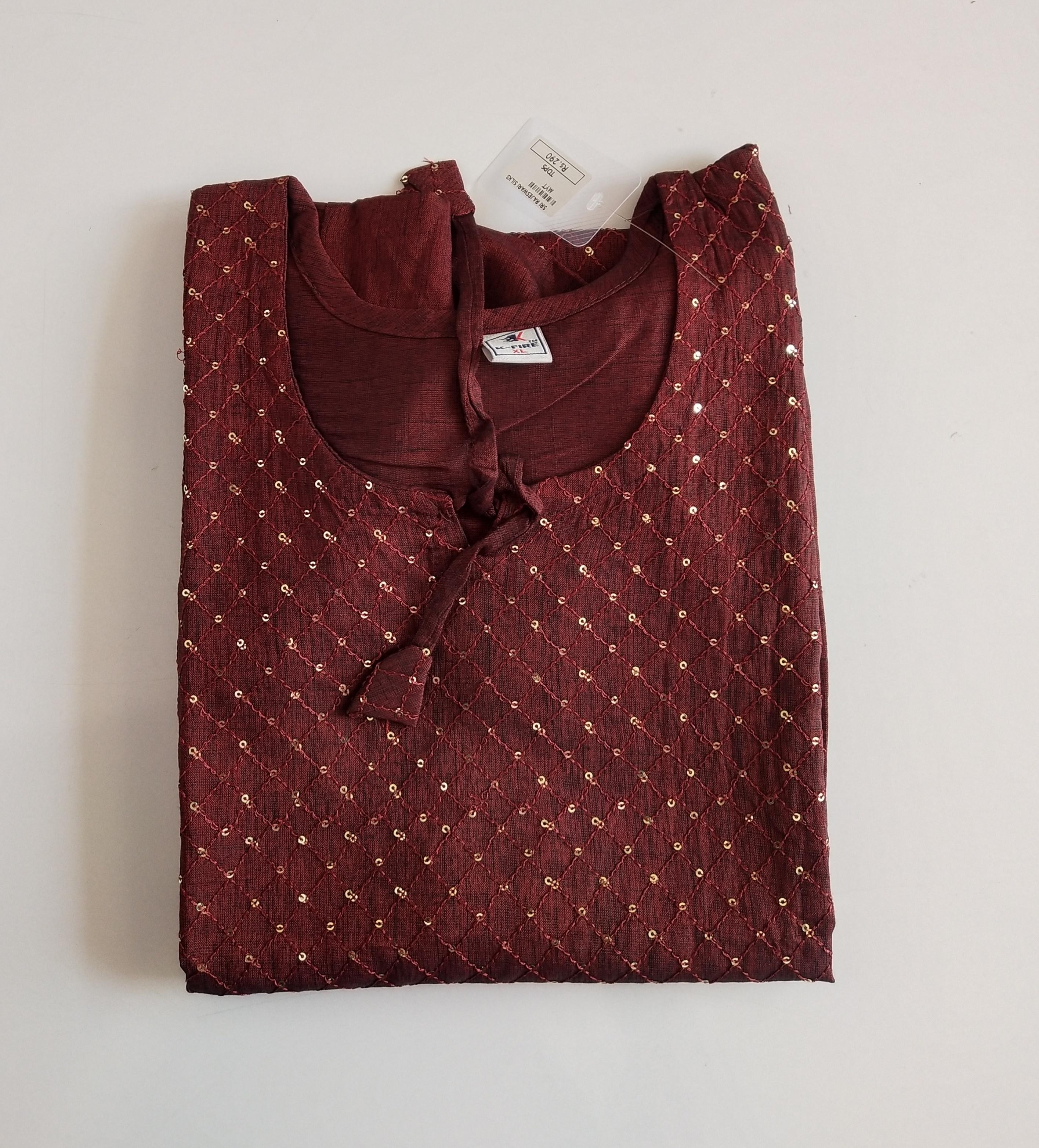 Trendy Printed Kurthi Top -TKSM124