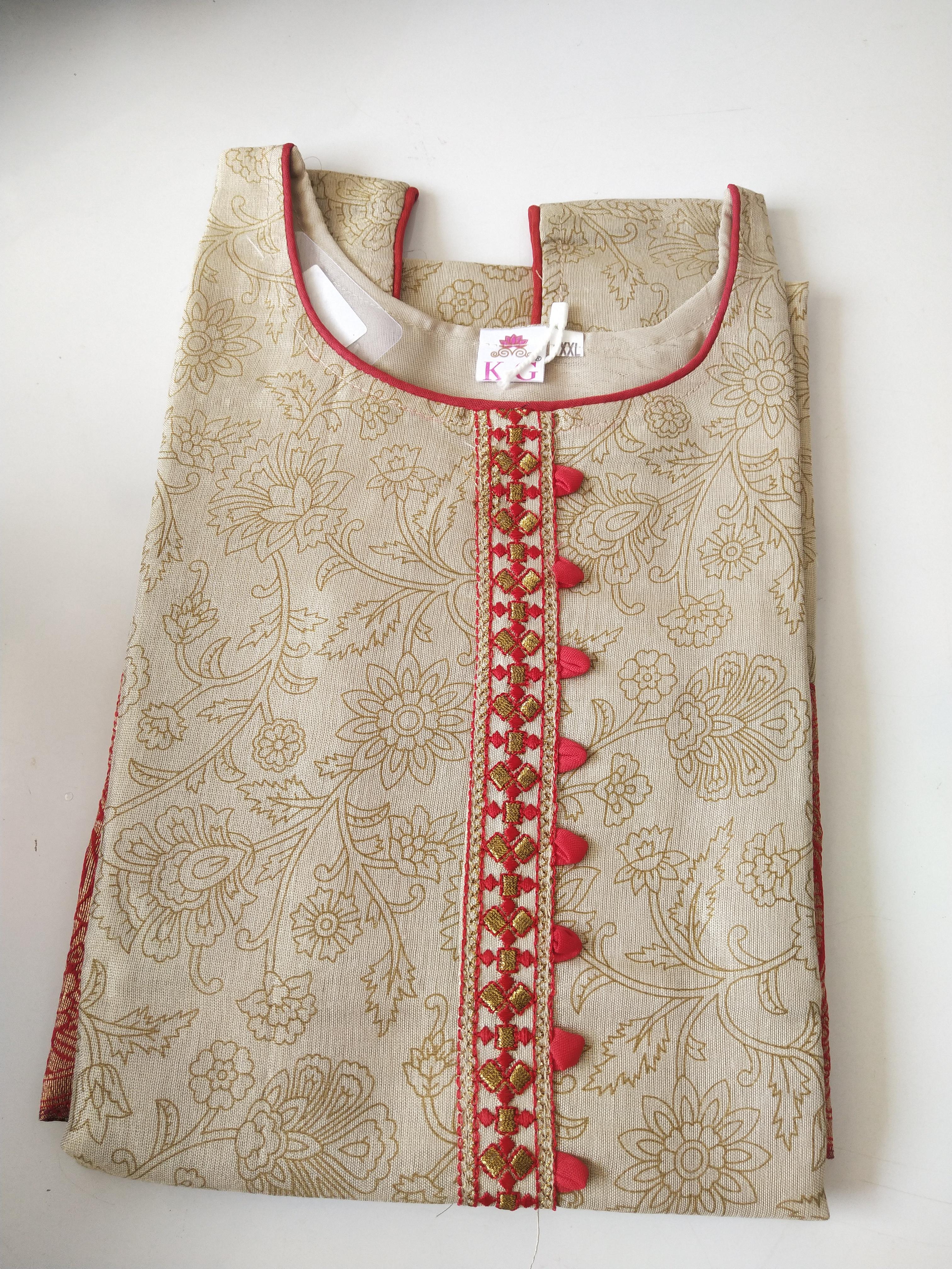 Trendy Printed   Kurthi Top -TKSM177