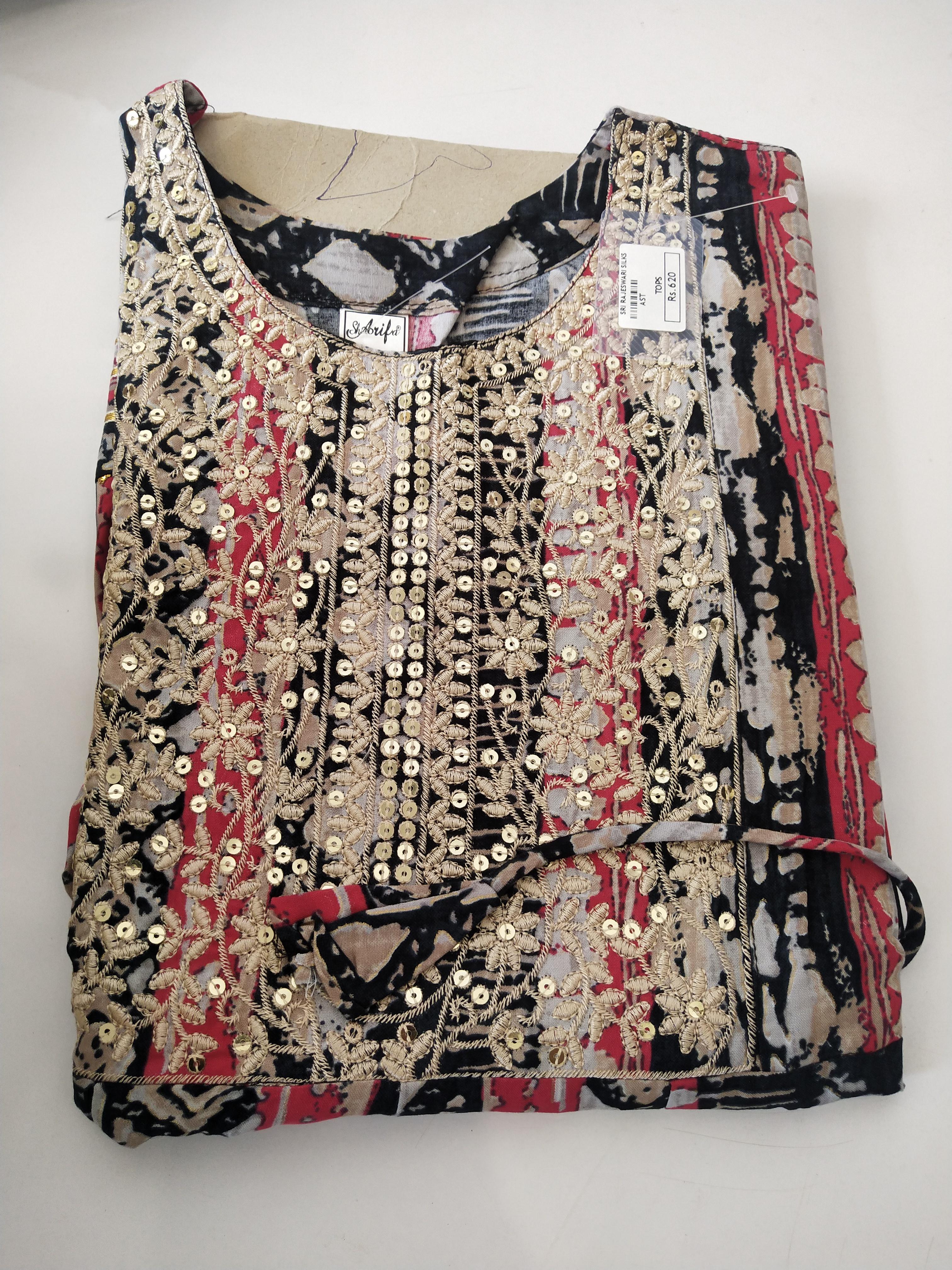 Rayon   Kurthi Top -TKSM187